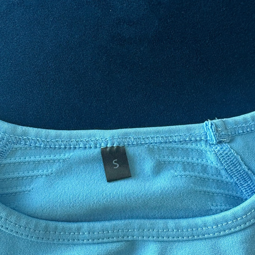 Alphalete Sky Blue Short Sleeve Top - Picture 5 of 5